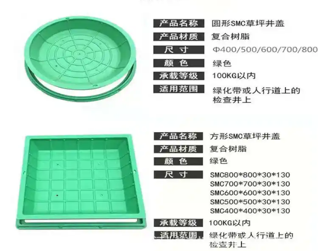 渭南树脂复合种植井盖展示